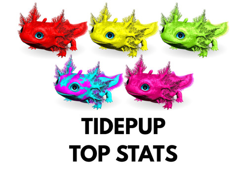 Tidepup top stats - top, clone